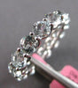 4.99CT AAA AQUAMARINE 14KT WHITE GOLD 3D ROUND CLASSIC ETERNITY ENGAGEMENT RING