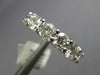 LARGE 6.07CT DIAMOND 14KT WHITE GOLD 3D ROUND ETERNITY WEDDING ANNIVERSARY RING