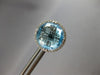 EXTRA LARGE 10.50CT DIAMOND & AAA BLUE TOPAZ 14KT WHITE GOLD HALO STUD EARRINGS