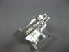 ESTATE .32CT DIAMOND 14KT WHITE GOLD ROUND & BAGUETTE STACKABLE ANNIVERSARY RING