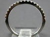 .22CT DIAMOND 18KT WHITE GOLD ROUND 1.5MM SEMI ETERNITY WEDDING ANNIVERSARY RING