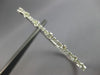 1.58CT DIAMOND 14KT WHITE GOLD CLASSIC SEMI ETERNITY CUFF TENNIS BANGLE BRACELET