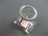 ESTATE .33CT DIAMOND 14KT WHITE GOLD 3D CLASSIC ROUND CIRCLE OF LIFE FUN RING