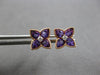 1.81CT DIAMOND & AAA AMETHYST 14K ROSE GOLD PEAR SHAPE & ROUND FILIGREE EARRINGS