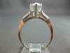 1.60CT CUBIC ZIRCONIA 14K WHITE GOLD PEAR SHAPE & BAGUETTE ENGAGEMENT RING 27580