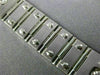 ESTATE WIDE 1.35CT DIAMOND 14K WHITE GOLD 3D SOLID ITALIAN MEN'S BRACELET #24833