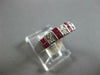 ESTATE .37CT DIAMOND & AAA RUBY 14K WHITE GOLD ROUND & PRINCESS ANNIVERSARY RING
