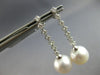 .42CT DIAMOND & AAA SOUTH SEA PEARL 18KT WHITE GOLD 3D JOURNEY HANGING EARRINGS
