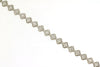 ESTATE .50CT DIAMOND 14KT WHITE GOLD MULTI FLOWER FILIGREE FUN TENNIS BRACELET