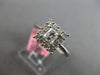 .31CT DIAMOND 18K WHITE GOLD ROUND & PRINCESS SQUARE LOW PROFILE ENGAGEMENT RING