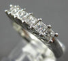 .60CT DIAMOND 14KT WHITE GOLD 3D PRINCESS SHARED PRONG WEDDING ANNIVERSARY RING