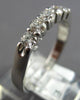 .55CT DIAMOND 14K WHITE GOLD ROUND SHARED PRONG 5 STONE WEDDING ANNIVERSARY RING