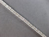 ESTATE .75CT DIAMOND 14KT WHITE GOLD 3D OPEN HEART LOVE KNOT TENNIS BRACELET