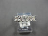 .90CT DIAMOND 14KT WHITE GOLD 3D 5 STONE SHARED PRONG WEDDING ANNIVERSARY RING