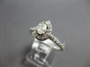 .51CT DIAMOND 14KT WHITE GOLD 3D PEAR SHAPE & ROUND CLASSIC HALO ENGAGEMENT RING