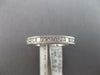 .64CT DIAMOND 14K WHITE GOLD ROUND & PRINCESS FILIGREE ETERNITY ANNIVERSARY RING