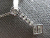 .50CT DIAMOND 14KT WHITE GOLD 3D ROUND & PRINCESS FLOWER LARIAT FLOATING PENDANT