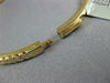 ESTATE 1.95CT DIAMOND 18KT YELLOW GOLD ROUND SEMI ETERNITY LOVE BANGLE BRACELET