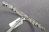 1.40CT DIAMOND 14K WHITE GOLD 3D ROUND & MARQUISE SHAPE FILIGREE BANGLE BRACELET