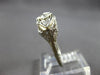 ANTIQUE ART DECO .26CT OLD MINE DIAMOND 14KT WHITE GOLD ANNIVERSARY RING #27890