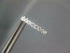 ESTATE .78CT DIAMOND 18KT WHITE GOLD CLASSIC INSIDE OUT HUGGIE HANGING EARRINGS