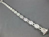 4.54CT DIAMOND 18K WHITE GOLD ROUND & EMERALD CUT SQUARE OCTAGON TENNIS BRACELET