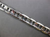 ESTATE LARGE & LONG 14KT WHITE GOLD 3D ITALIAN SOLID GUCCI DESIGN MENS BRACELET