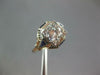 LARGE .97CT DIAMOND & AAA SAPPHIRE 18K WHITE GOLD ART DECO ENGAGEMENT RING 27238