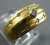 ESTATE .22CT DIAMOND 14KT WHITE & YELLOW GOLD 3D ETOILE MATTE AND SHINY FUN RING