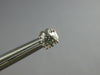 ESTATE .50CT DIAMOND 14KT WHITE GOLD 3D CLASSIC ROUND FOUR PRONG STUD EARRINGS