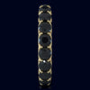 4.41CT BLACK DIAMOND 14KT YELLOW GOLD 3D ROUND ETERNITY WEDDING ANNIVERSARY RING