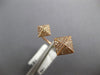 ESTATE .25CT DIAMOND 14KT ROSE GOLD 3D CLASSIC DOUBLE PYRAMID FUN RING