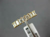 1.39CT DIAMOND 18KT YELLOW GOLD BAGUETTE 9 STONE SHARED PRONG ANNIVERSARY RING