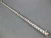ESTATE 1.0CT DIAMOND 14K WHITE GOLD 3D ROUND DIAMOND CUT CLASSIC TENNIS BRACELET
