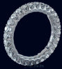 1.36CT DIAMOND 14KT WHITE GOLD 3D SHARED PRONG ETERNITY WEDDING ANNIVERSARY RING