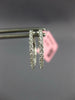 .31CT DIAMOND 14KT WHITE GOLD 3D 1.5MM CLASSIC HUGGIE LEVERBACK HANGING EARRINGS