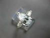 1.60CT CUBIC ZIRCONIA 14K WHITE GOLD PEAR SHAPE & BAGUETTE ENGAGEMENT RING 27580