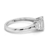 1.07CT DIAMOND 18KT WHITE GOLD 3D MULTI SHAPE ILLUSION OCTAGON ENGAGEMENT RING