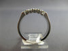 1CT DIAMOND 14KT WHITE GOLD CLASSIC EMERALD CUT 5 STONE WEDDING ANNIVERSARY RING