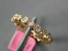 ESTATE .44CT DIAMOND 18KT ROSE GOLD 3D CLASSIC ROUND FILIGREE ETERNITY RING