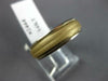 ESTATE WIDE 14KT 2 TONE GOLD 3D MATTE & SHINY WEDDING ANNIVERSARY RING #24444