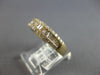 .82CT DIAMOND 14KT YELLOW GOLD CLASSIC ROUND & BAGUETTE WEDDING ANNIVERSARY RING