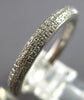 .42CT DIAMOND 18KT WHITE GOLD CLASSIC 3/4 ETERNITY PAVE WEDDING ANNIVERSARY RING