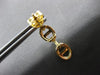 ESTATE .68CT DIAMOND 18KT YELLOW GOLD 3D DOUBLE LOVE KNOT FUN HANGING EARRINGS