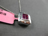 .80CT DIAMOND & AAA RUBY 18KT WHITE GOLD 3D PRINCESS & ROUND INVISIBLE PENDANT