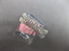 ESTATE .51CT DIAMOND 14K WHITE GOLD 3D CLASSIC MULTI ROW CRISS CROSS X LOVE RING