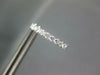 ESTATE .78CT DIAMOND 18KT WHITE GOLD CLASSIC INSIDE OUT HUGGIE HANGING EARRINGS