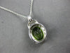 2.28CT DIAMOND & AAA PERIDOT 14KT WHITE GOLD 3D FUN HALO FLOATING PENDANT