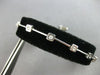 .42CT DIAMOND 14K WHITE GOLD ROUND ETOILE BY THE YARD SQUARE FUN TENNIS BRACELET