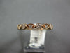 .56CT DIAMOND 14KT ROSE GOLD ROUND & MARQUISE SIZEABLE ETERNITY ANNIVERSARY RING